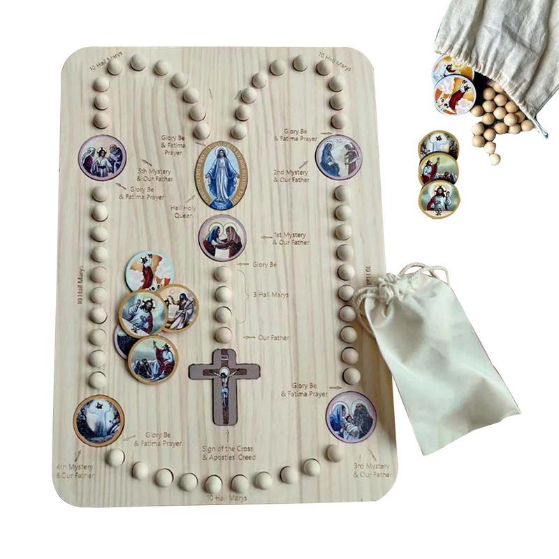 Wooden Rosary Beads Board With - Jewelry Making Board 评论和价格