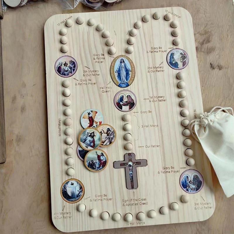 Wooden Rosary Beads Board With - Jewelry Making Board 评论和价格