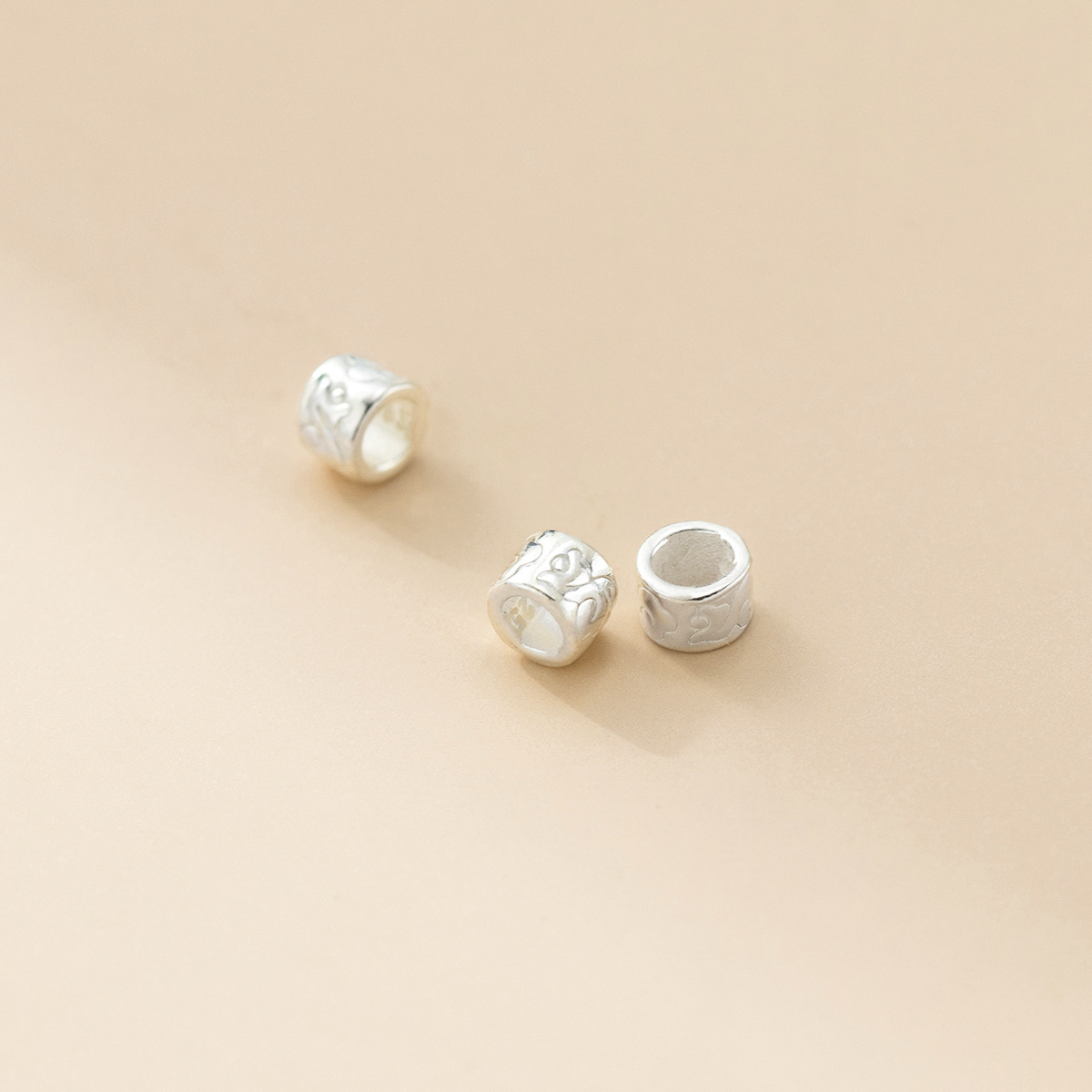 925 Silver Cloud Large Hole Be - Jewelry Making In La 评论和价格