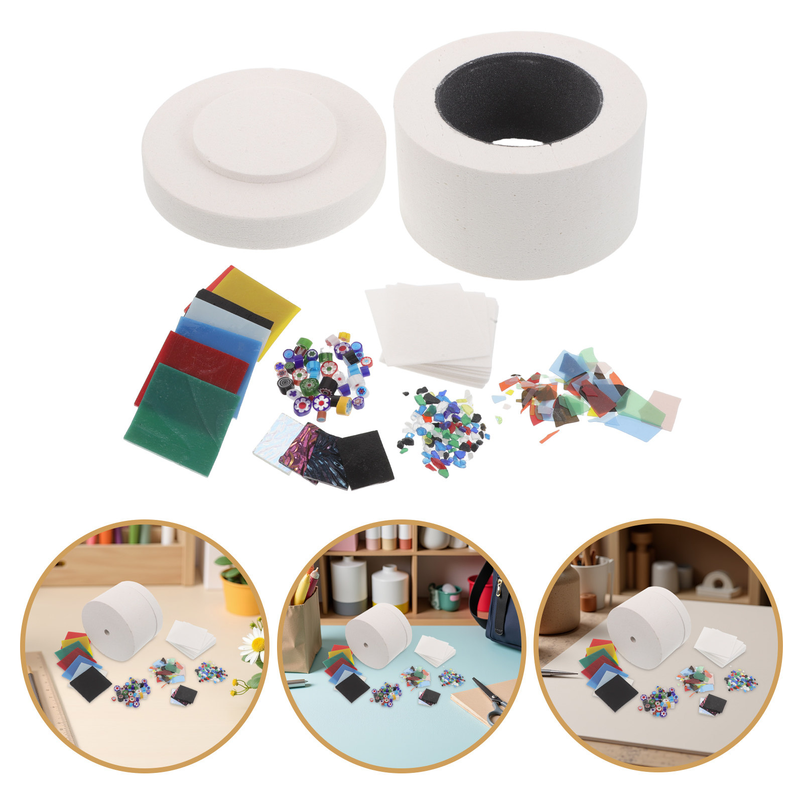 1Set Microwave Kiln Kit for Gl - Jewelry Making At Home 评论和价格