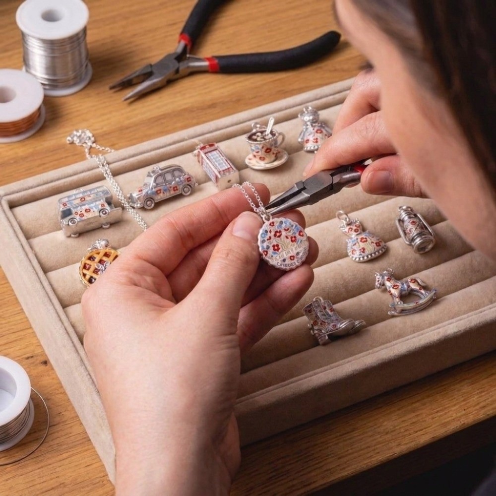 Chic Stainless Steel Cartoon P - Jewelry Making London 评论和价格