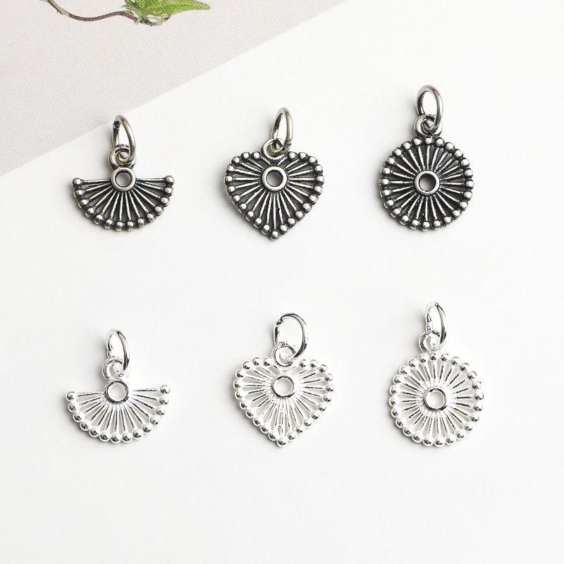 925 Silver Pendant Hollowed-ou - Jewelry Making In La 评论和价格