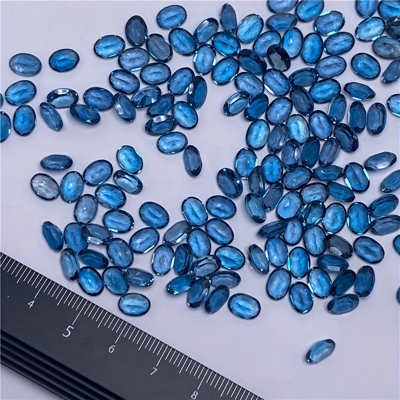1pc natural London blue topaz- - Jewelry Making London 评论和价格