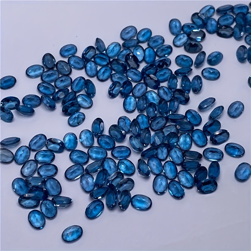 1pc natural London blue topaz- - Jewelry Making London 评论和价格