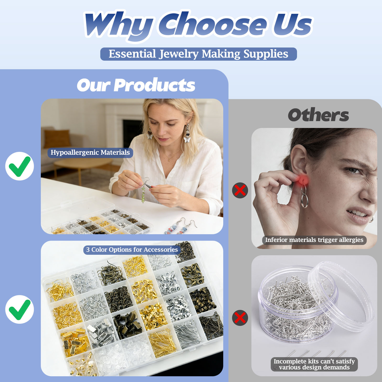 Hypoallergenic Earring Making  - Jewelry Making At Home 评论和价格