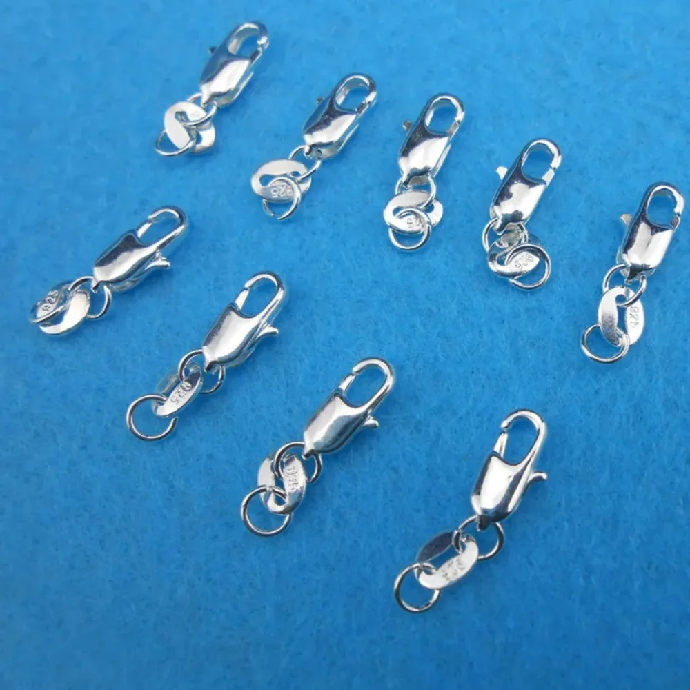 20PCS Silver Plated Universal  - Lobster Clasp Silver 评论和价格