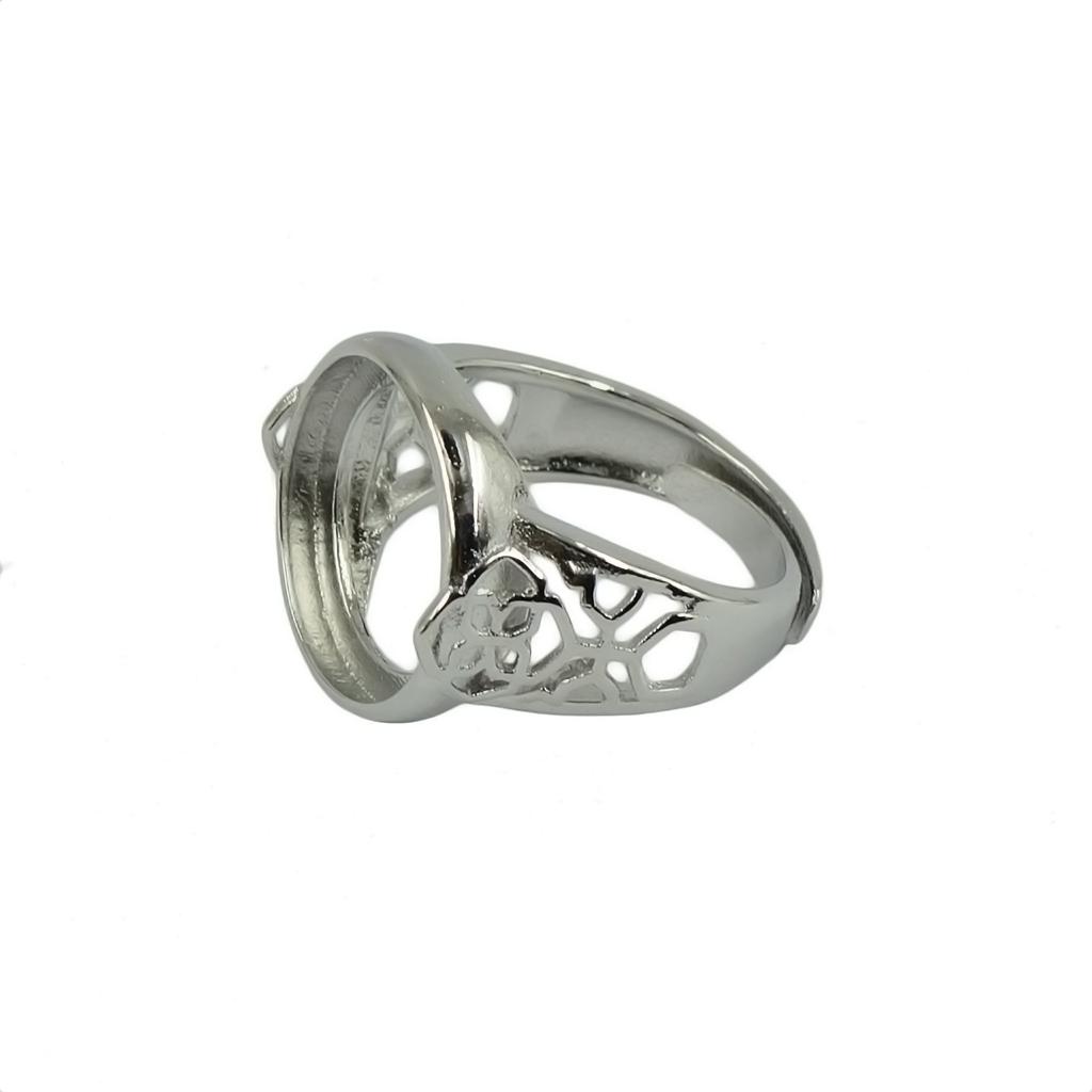 Silver Brass Adjustable Ring B - Jewelry Making At Home 评论和价格