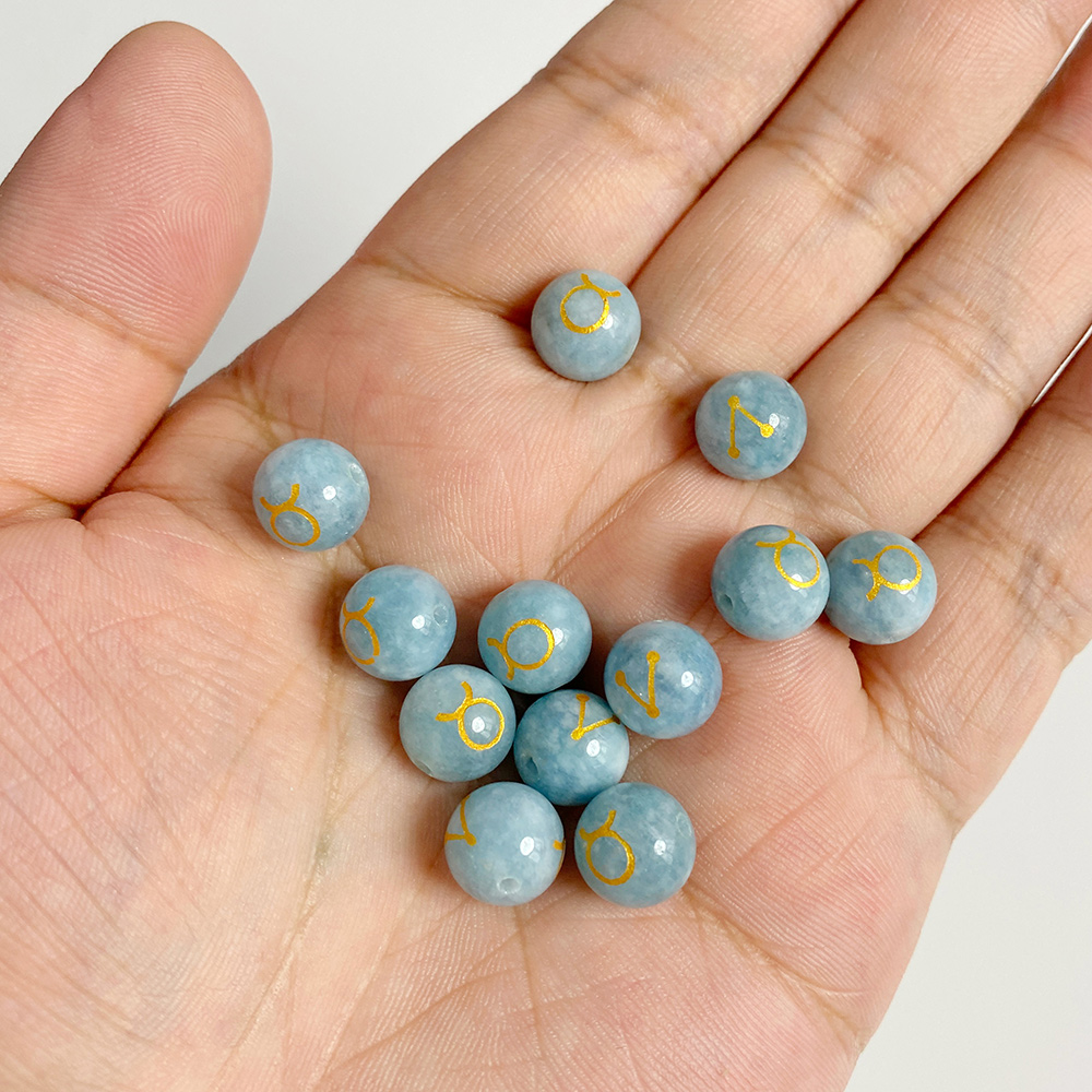 Wholesale 12 Zodiac Mooonstone - Jewelry Making Gemstones 评论和价格