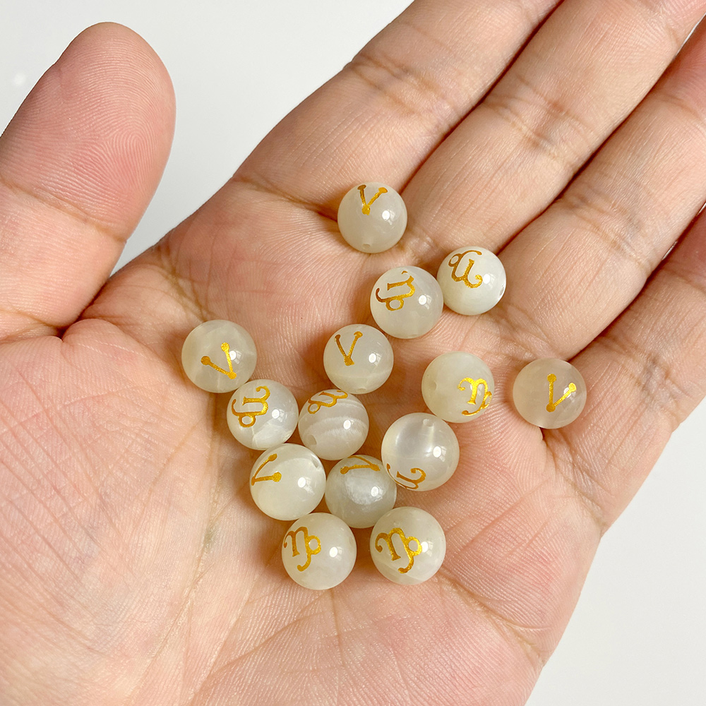 Wholesale 12 Zodiac Mooonstone - Jewelry Making Gemstones 评论和价格